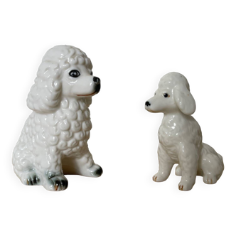 Porcelain poodles 1960.