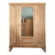Armoire Art déco 3 portes en chêne, rénovée