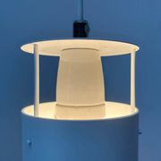 Fyrtønden pendant lamp, minimalist Danish modern mid-century by Asger Bay Christiansen for Lys, 1960s.