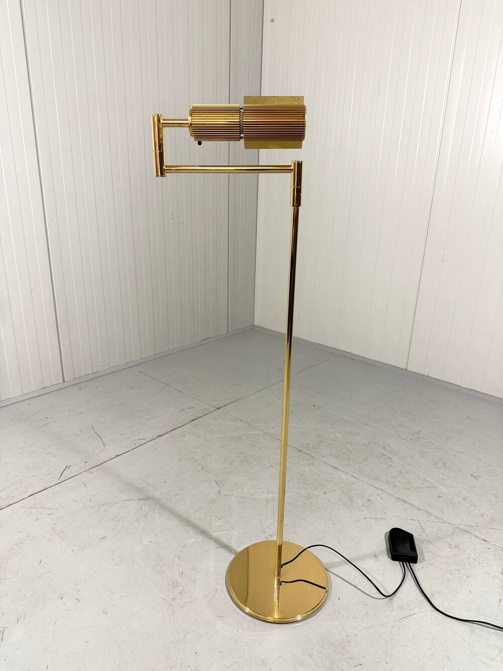 Viktor Frauenknecht brass Haloprofil 878HR floor lamp Swiss Lamps