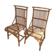 Pair of rattan chairs