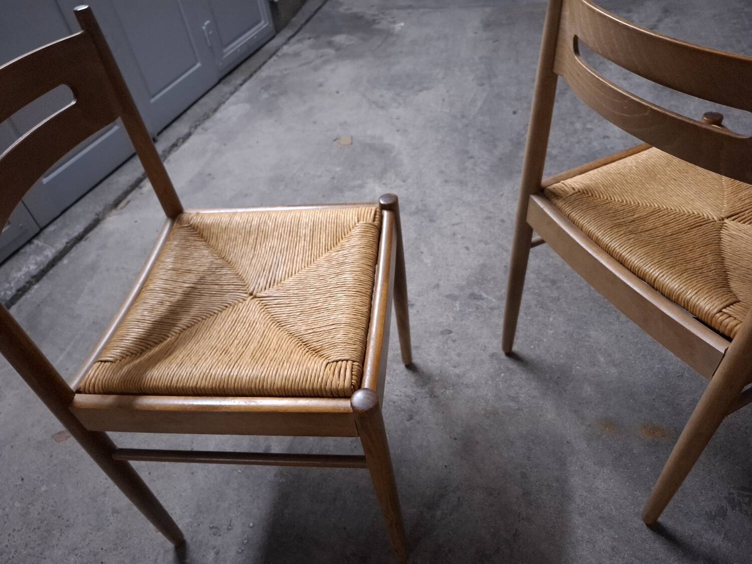 Set of 4 Dal Vera design chairs, Italy, 60s, 70s