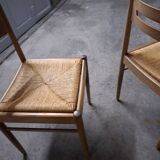 Set of 4 Dal Vera design chairs, Italy, 60s, 70s