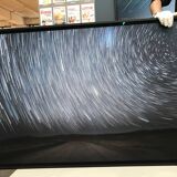 Night in the Namib Desert. Photograph 100x150cm. Star trails, edition 2/3.