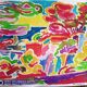 Gouache on paper from 1989, Pierre Lacroux (1909-1993)