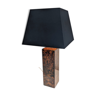 Mordorated lacquered lamp circa 1970
