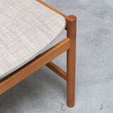 Set of 6 dining chairs in oak by Meubelatelier Vanda Watervliet, 1960s