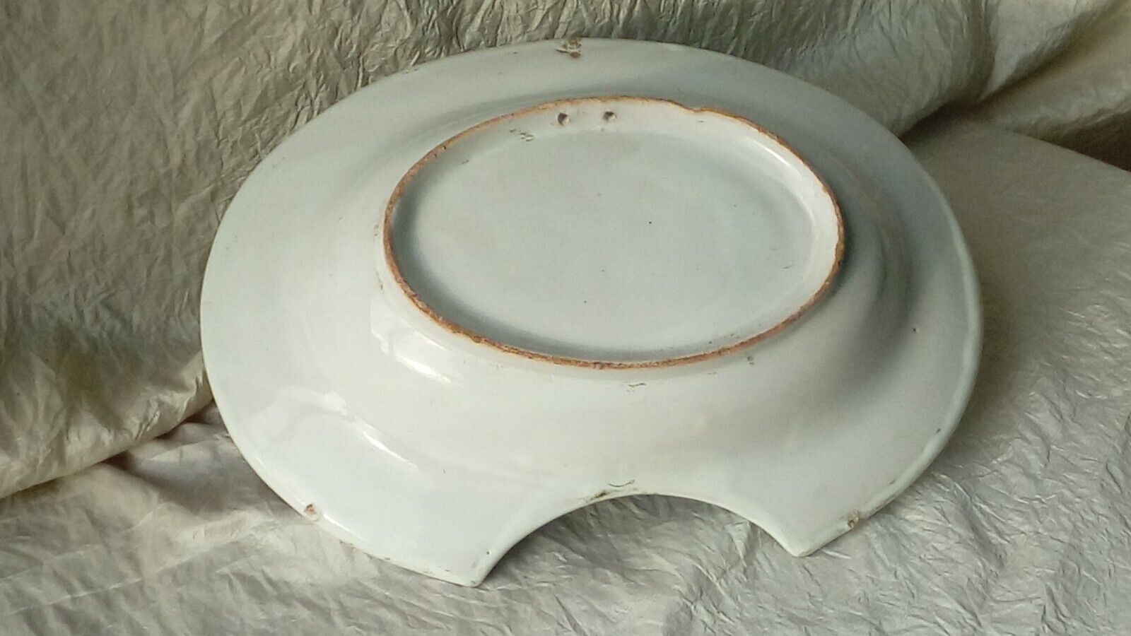 Beard dish barber faience of St Clement end XIXth