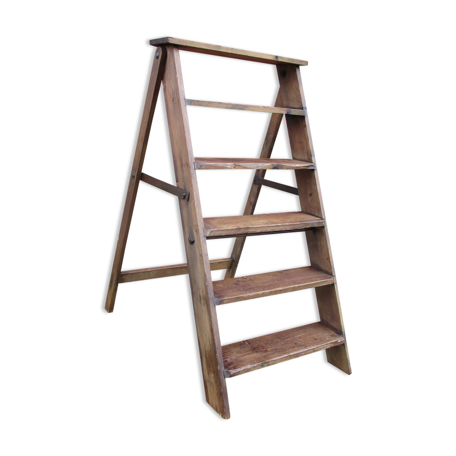 Foldable wooden ladder 5 steps to 1920/30