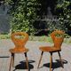 Pair of "Fourmi" bistro chairs Baumann France 1960s