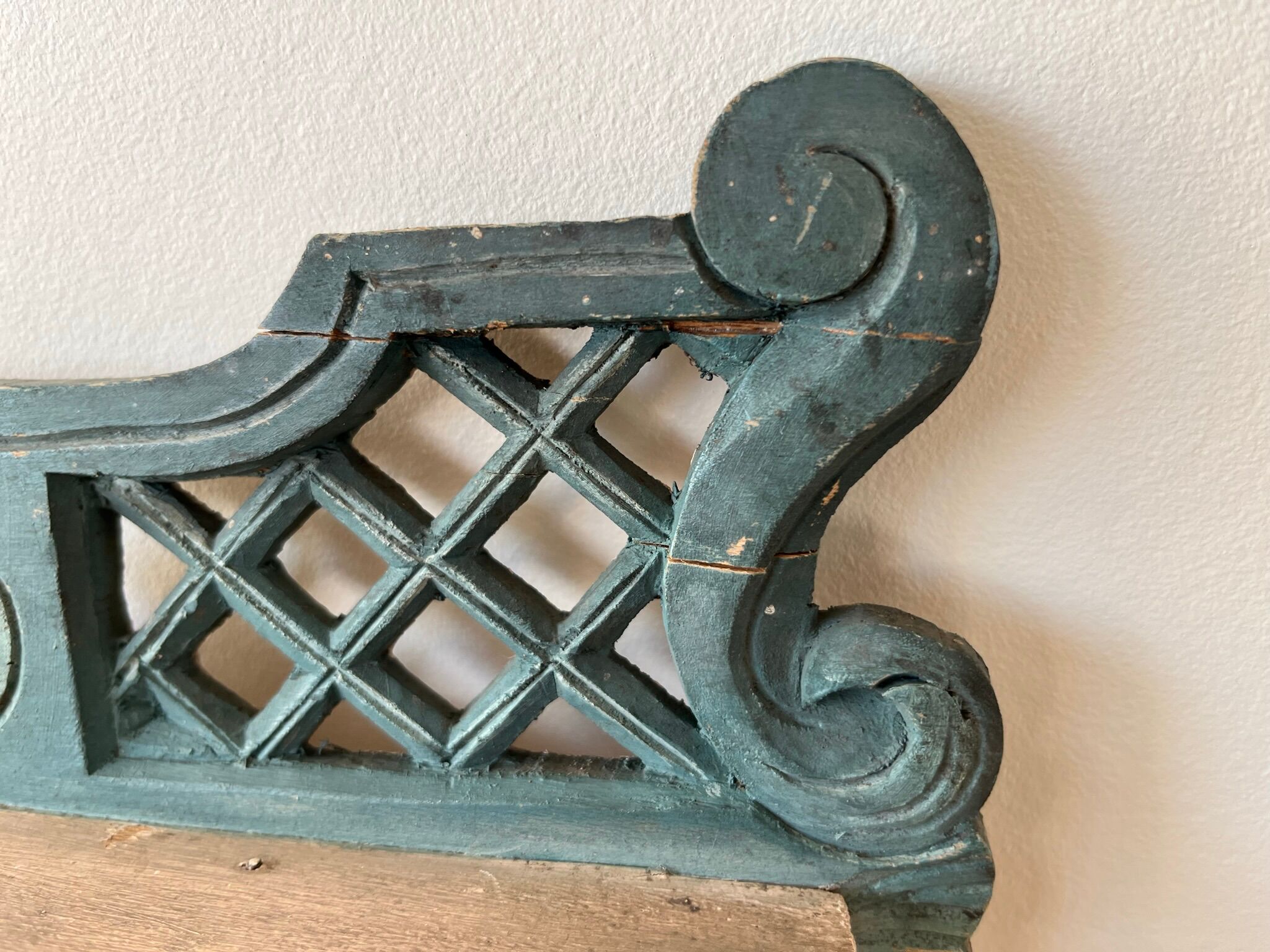 Old wall shelf