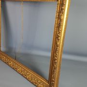 Old wooden frame - golden stucco period 1900 66x50cm, leaf 57x41 cm S26