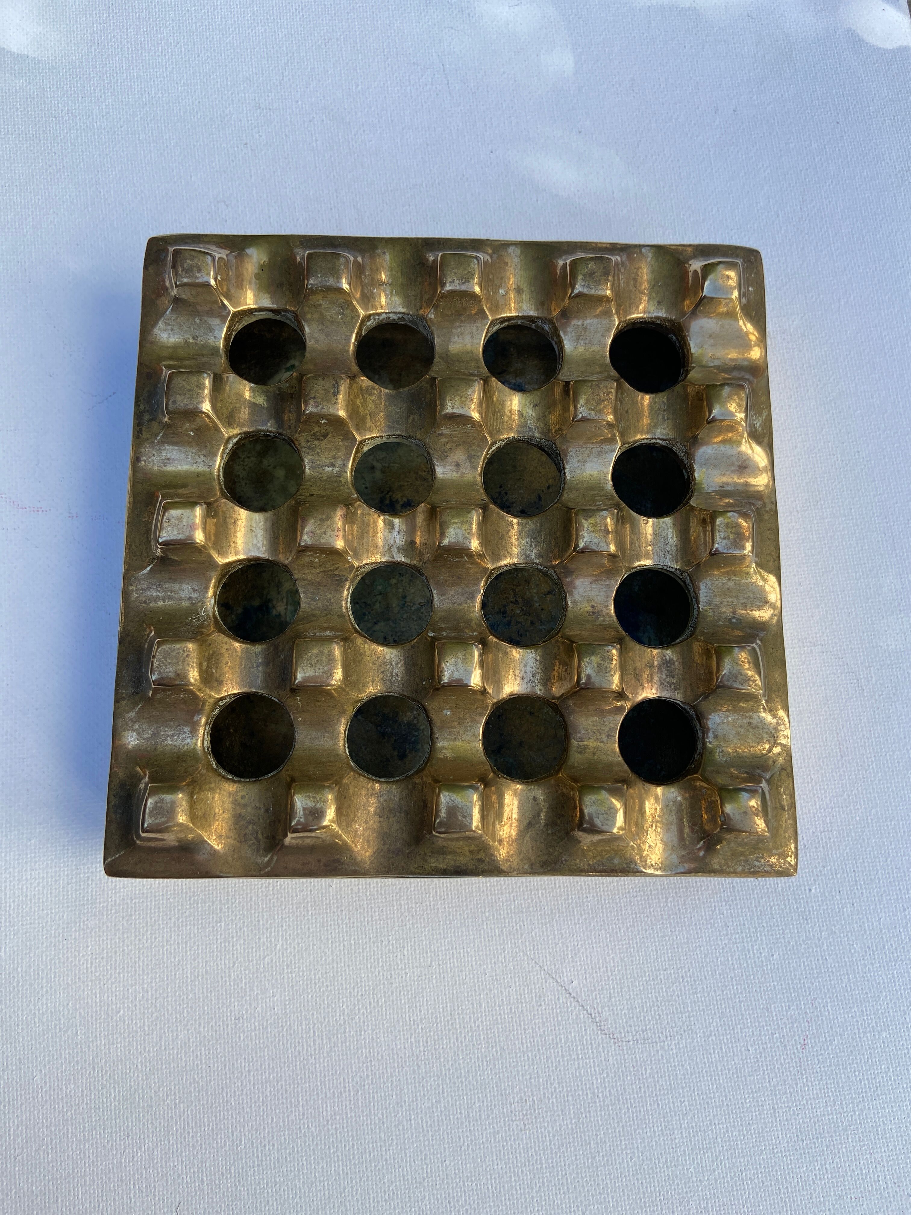 Ultima brass ashtray by Bäckström and Ljungberg