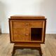 Bedside table in orm magnifying glass art deco 30s