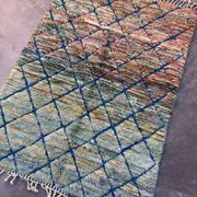 Tapis Marocain Beni M'Rirt blue - 128 x 174 cm