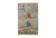 Painted canvas featuring three parrots in a tropical forest. Contemporary.