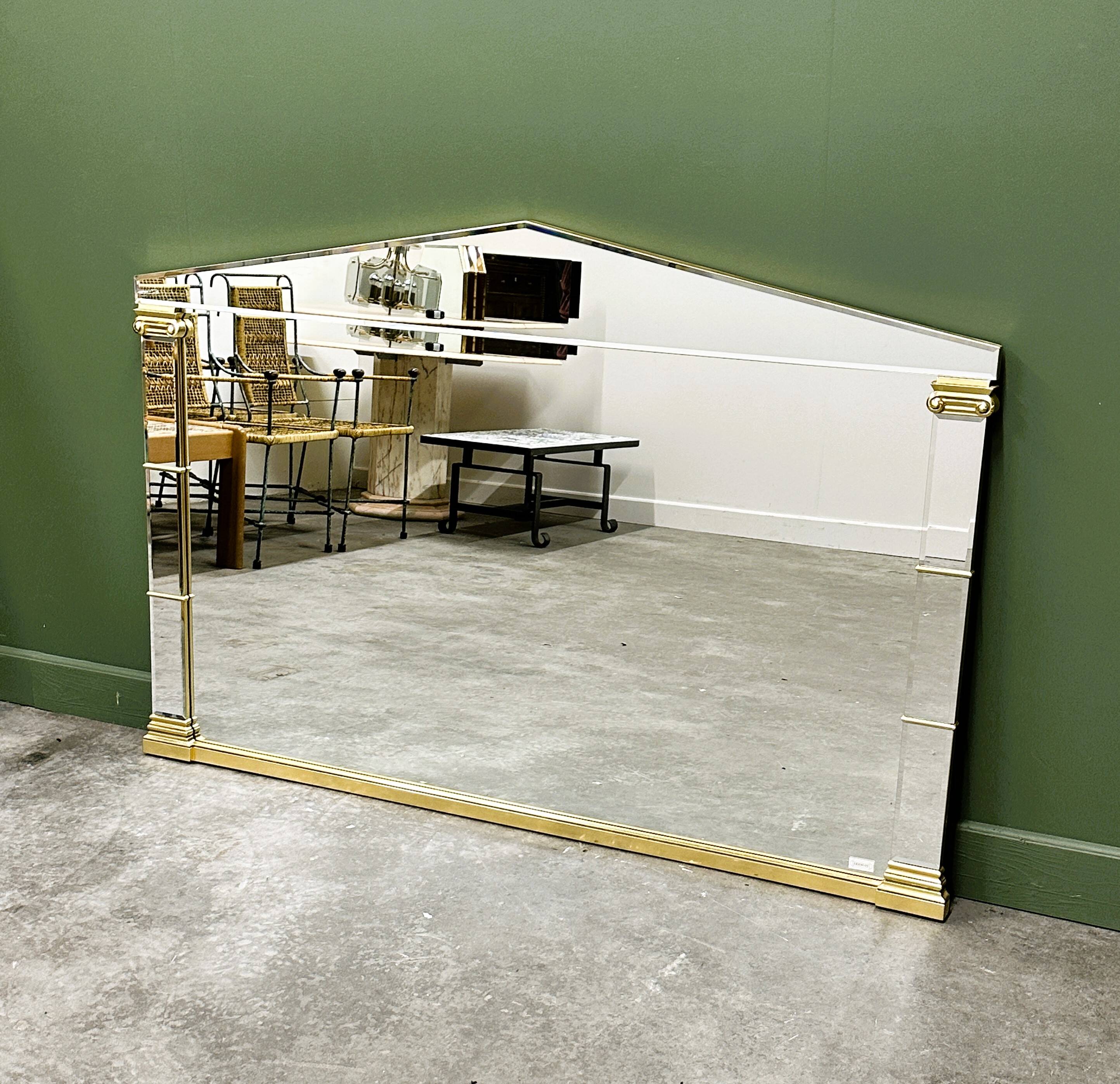 XL Elegant Neoclassical Style Mirror by Deknudt, 1980s. Belgium