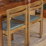 4 Musterring solid oak chairs, 1970