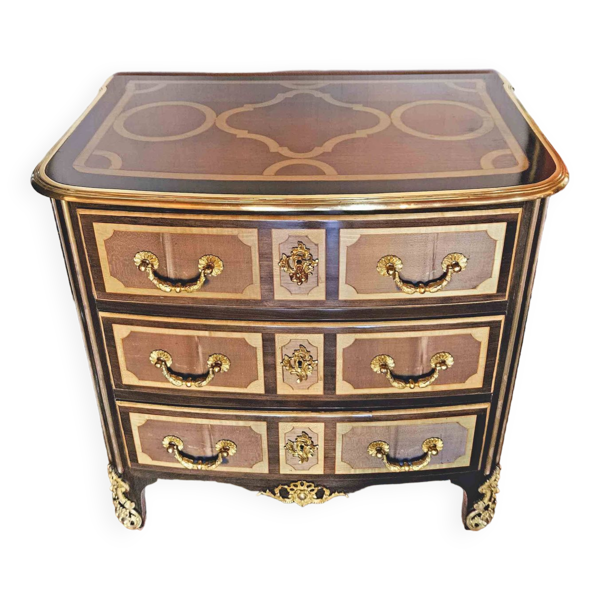 Petite Commode cintrée St Louis XIV Maison Jansen — Beyit