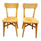 Paire de chaises bistrot vintage
