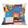 Housse de coussin brodée vintage 46x48 cm