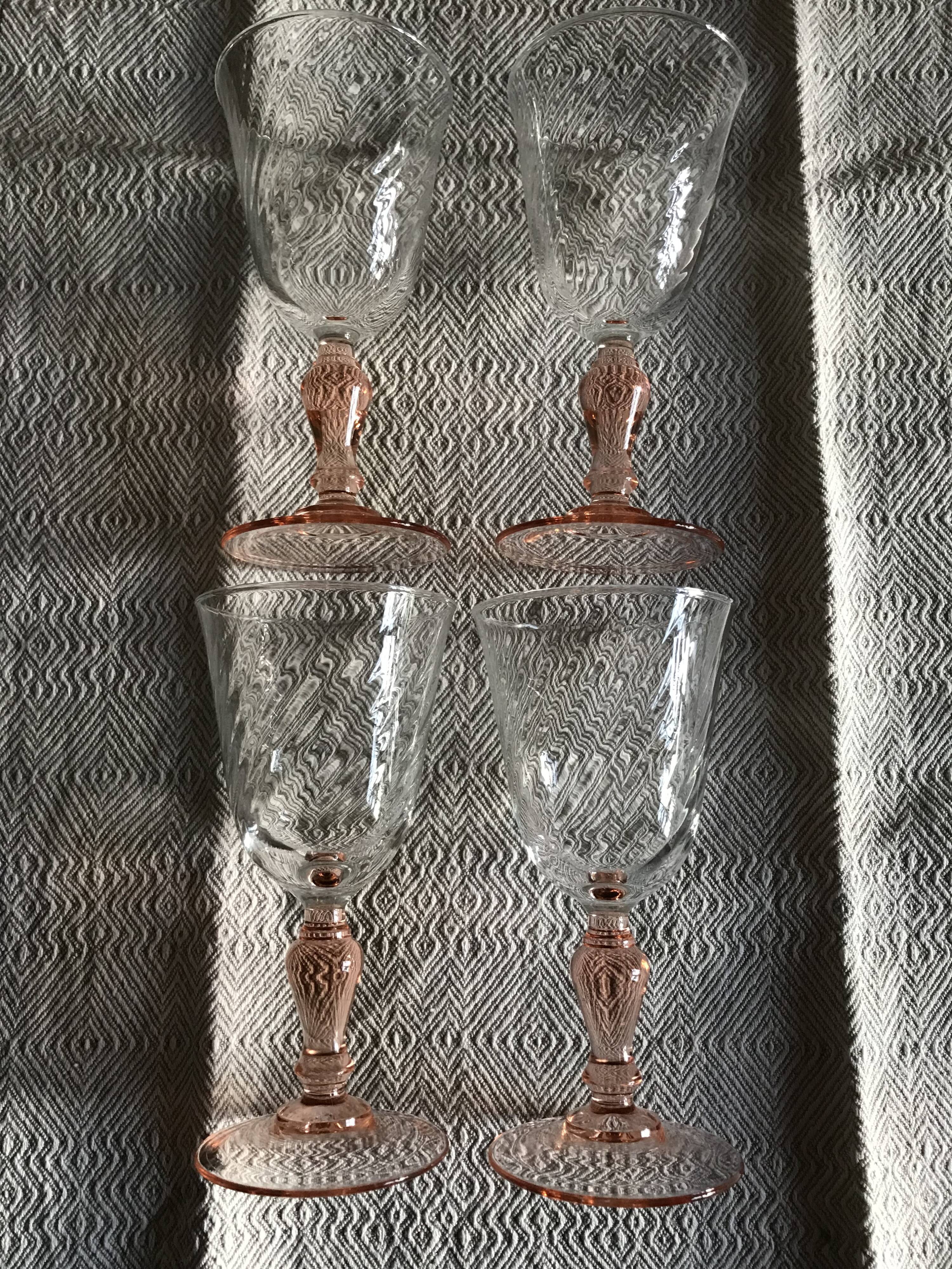 Vintage foot glasses year 70