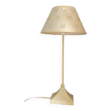 Table lamp in aged metal