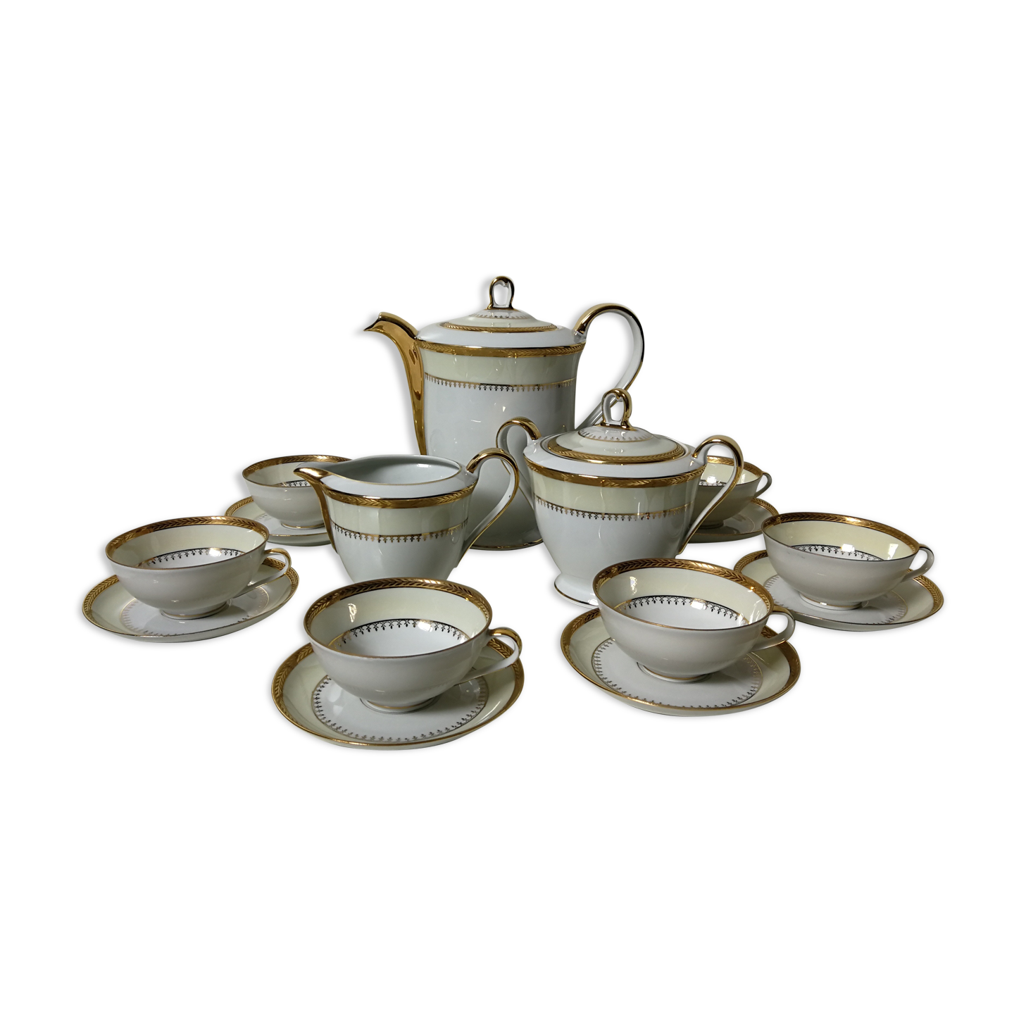 Limoges porcelain tea service