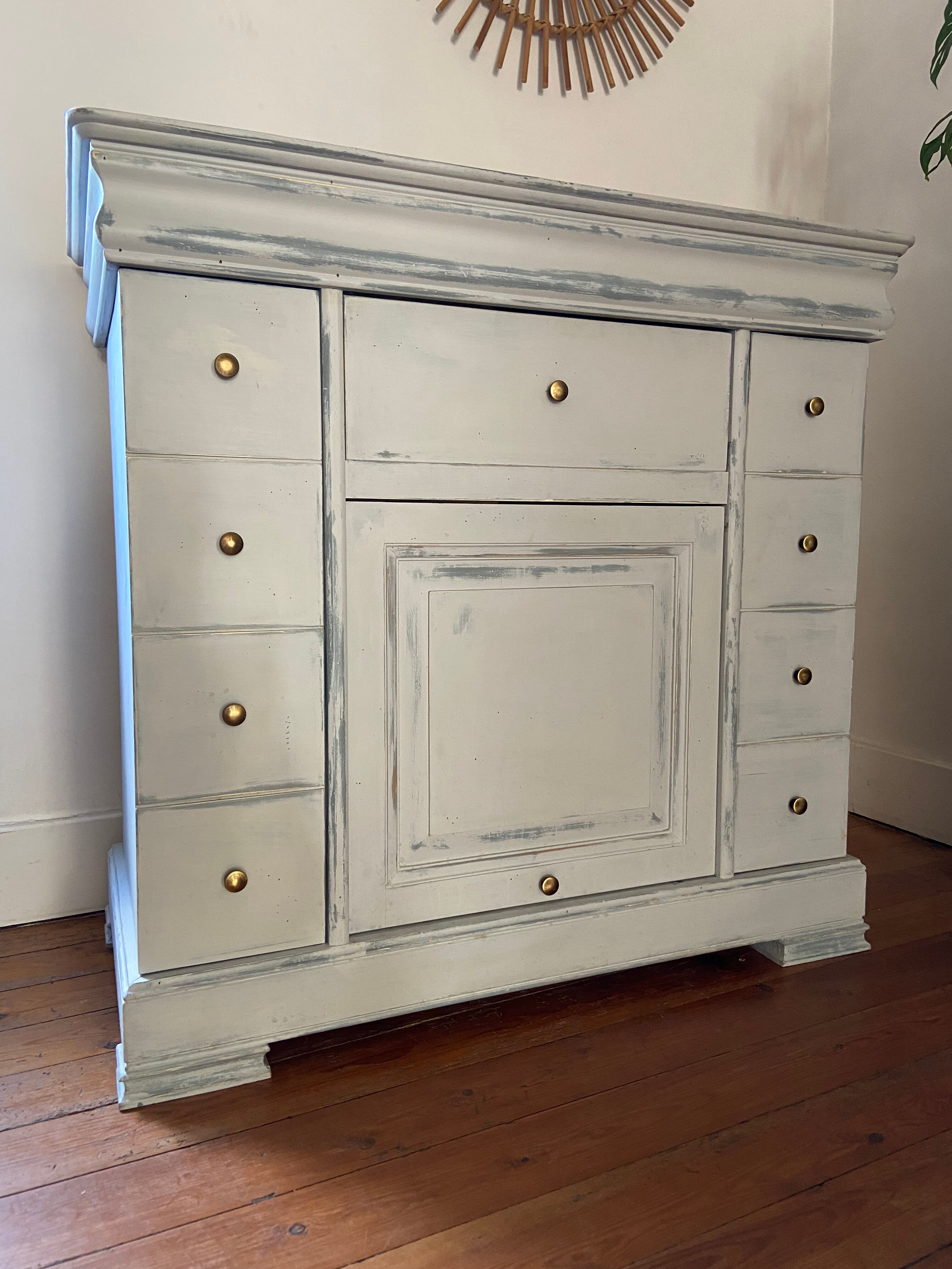 Vintage wooden loom furniture