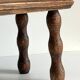 TABOURET Vintage BOIS Tourné
