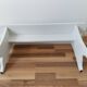 Banc en bois, vintage français