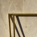 Old frame in gilded wood patina gold leaf