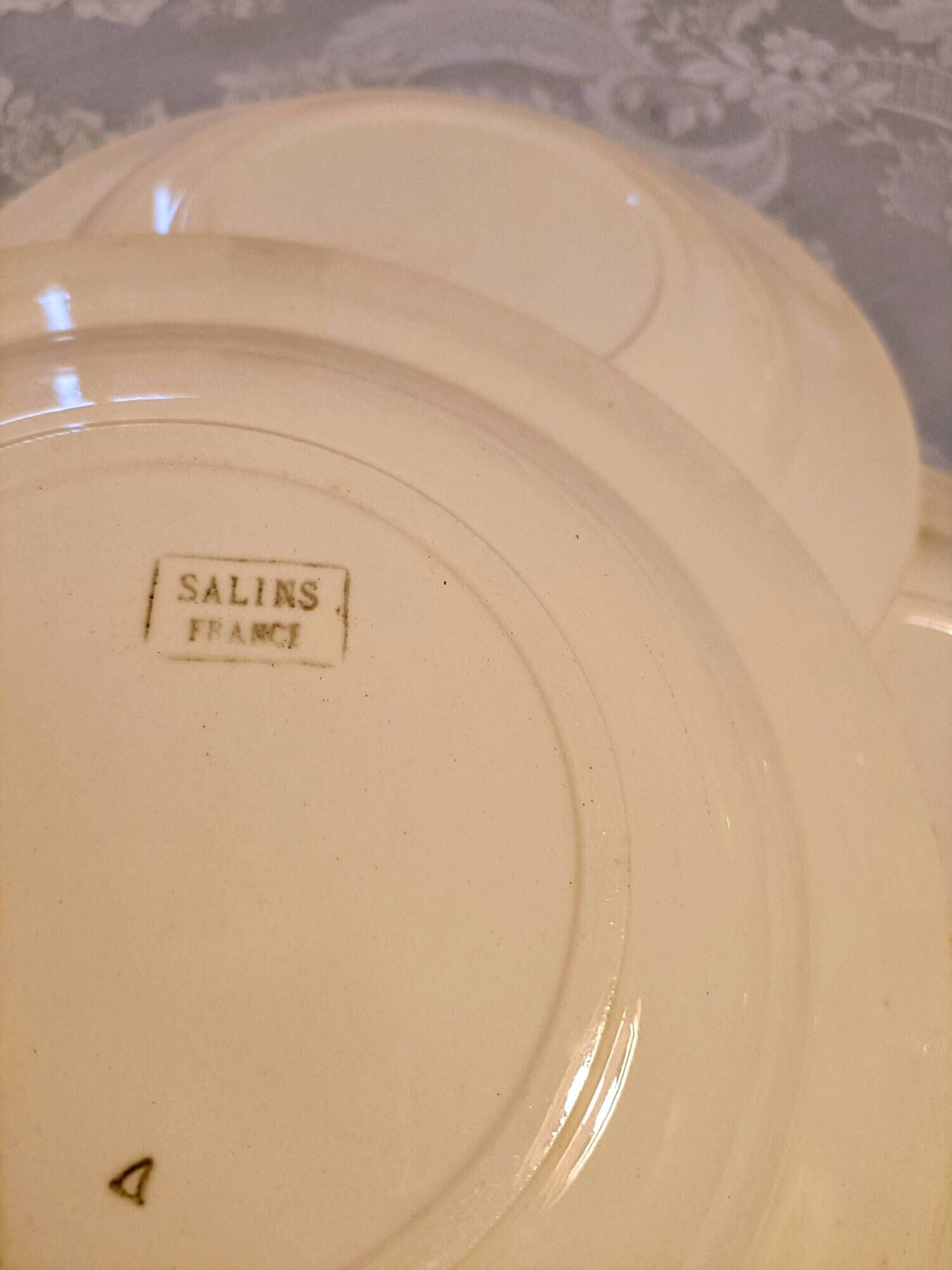 5 deep plates Salins