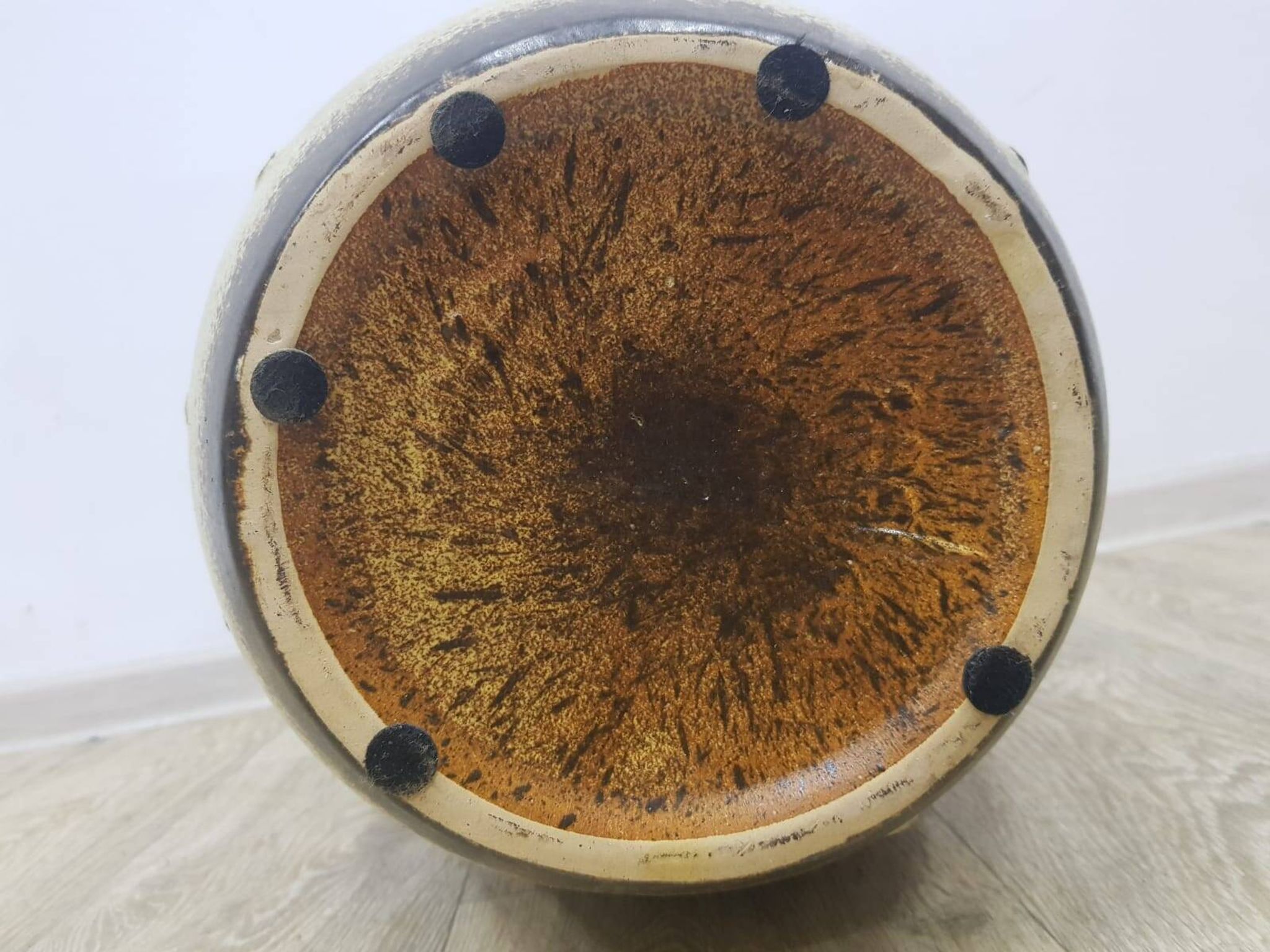 Vintage Scheurich ceramic vase, Germany, 1960s/1970s.