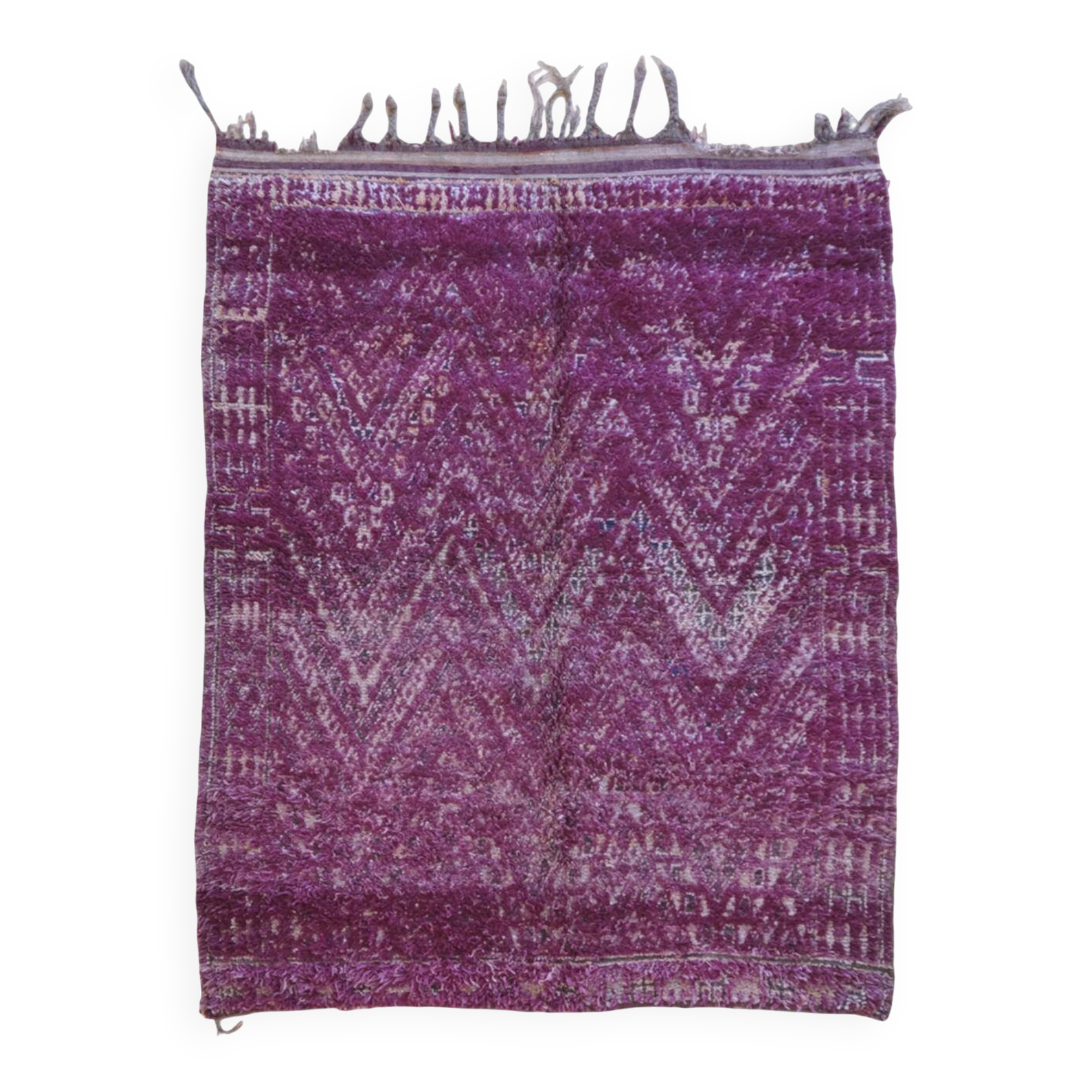 Tapis Marocain Violet - 230 x 174 cm