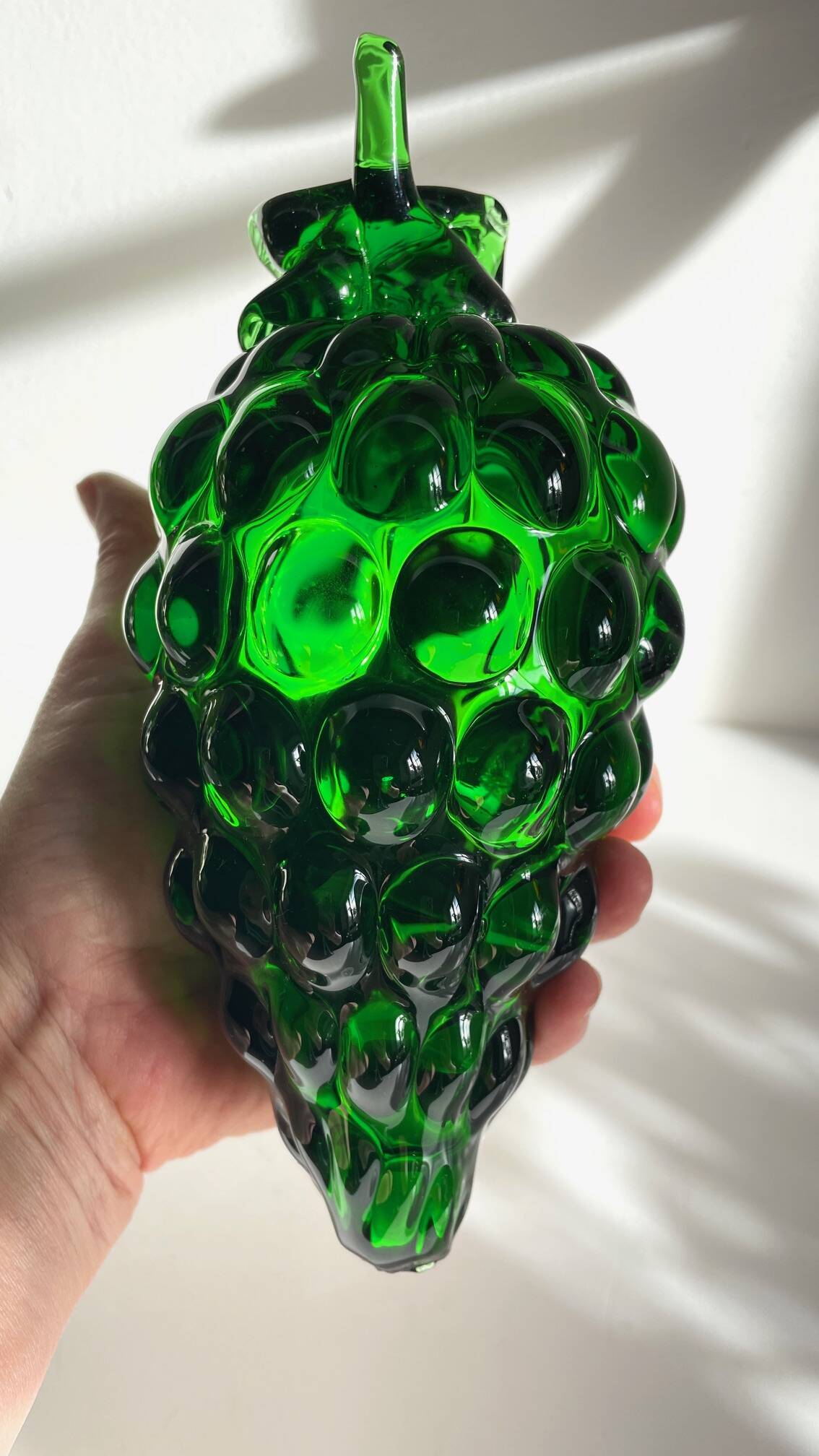 Grappe de RAISIN Verre Vert VINTAGE