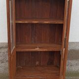 Old glazed teak cabinet