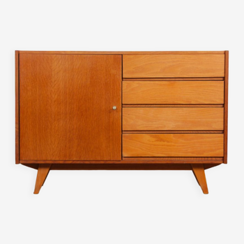 Vintage oak storage by Jiri Jiroutek, model U-458, 1960