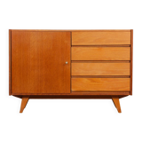 Vintage oak storage by Jiri Jiroutek, model U-458, 1960