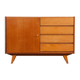 Vintage oak storage by Jiri Jiroutek, model U-458, 1960