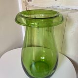Large Ikea Green Glass Vase by Maria Vinka 1999