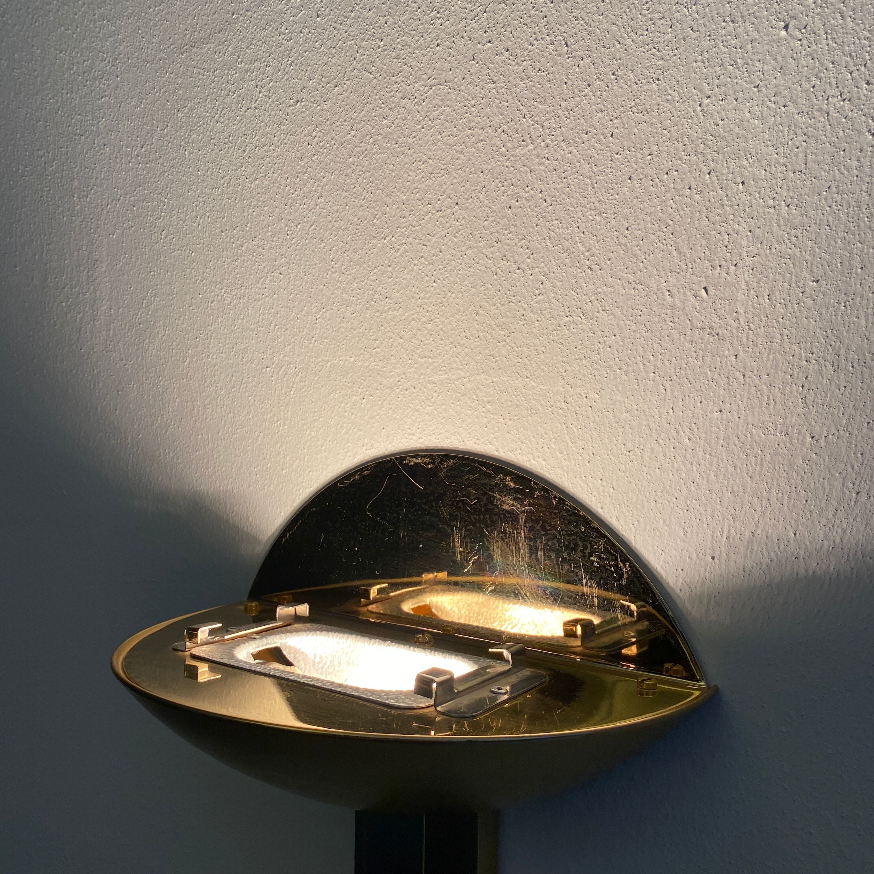 Half moon applied in Italian brass 1975