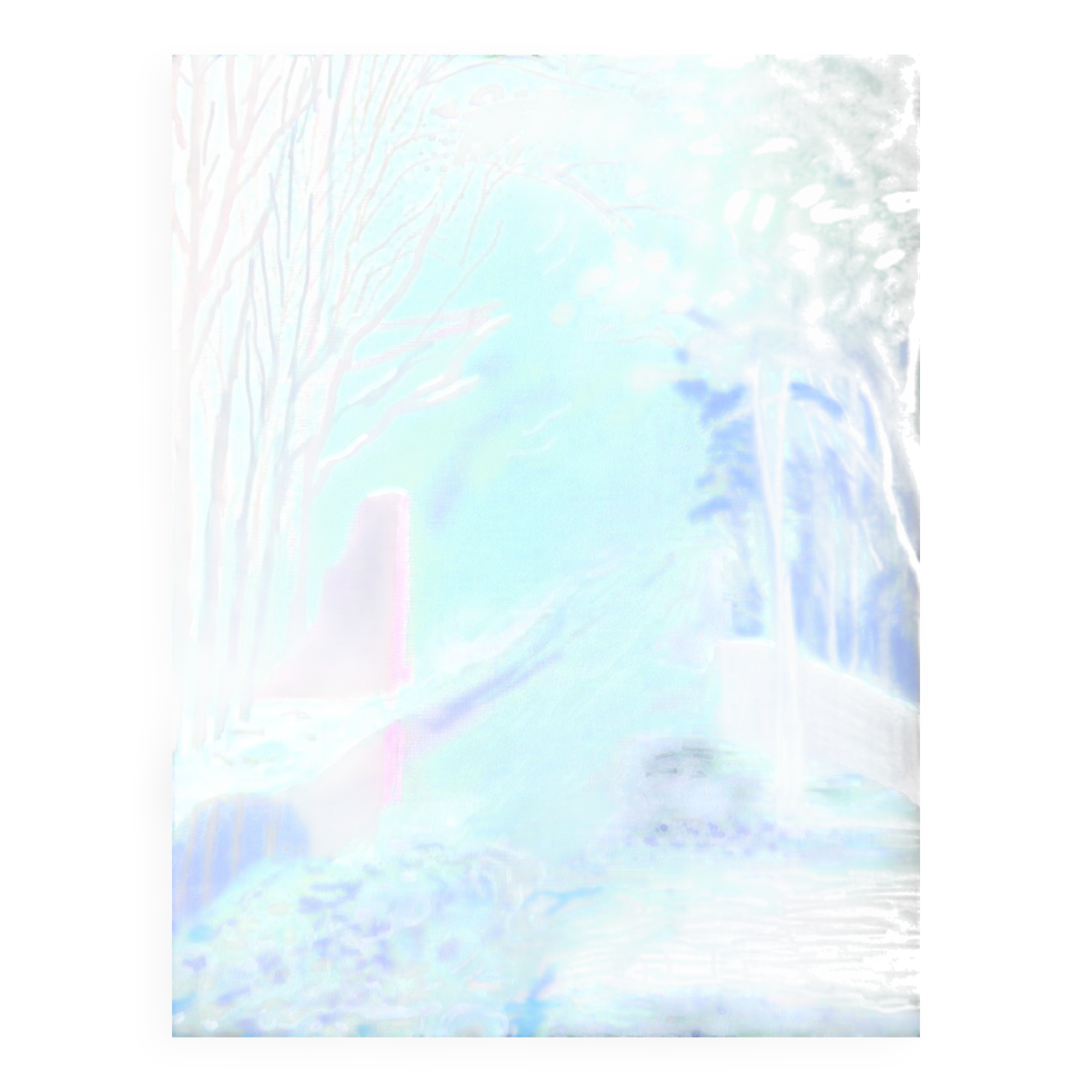 Lithograph by David Hockney