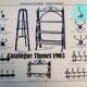 Porte manteaux et chapeaux  THONET à deux esses
