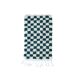 Small Berber rug with green tiles.