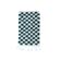 Small Berber rug with green tiles.