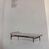 Rare Scandinavian daybed by Kurt Østervig, model 311, in teak, circa 1960.