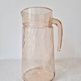 "Rosaline" twisted glass carafe - Luminarc Vintage