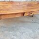 Table de ferme en merisier