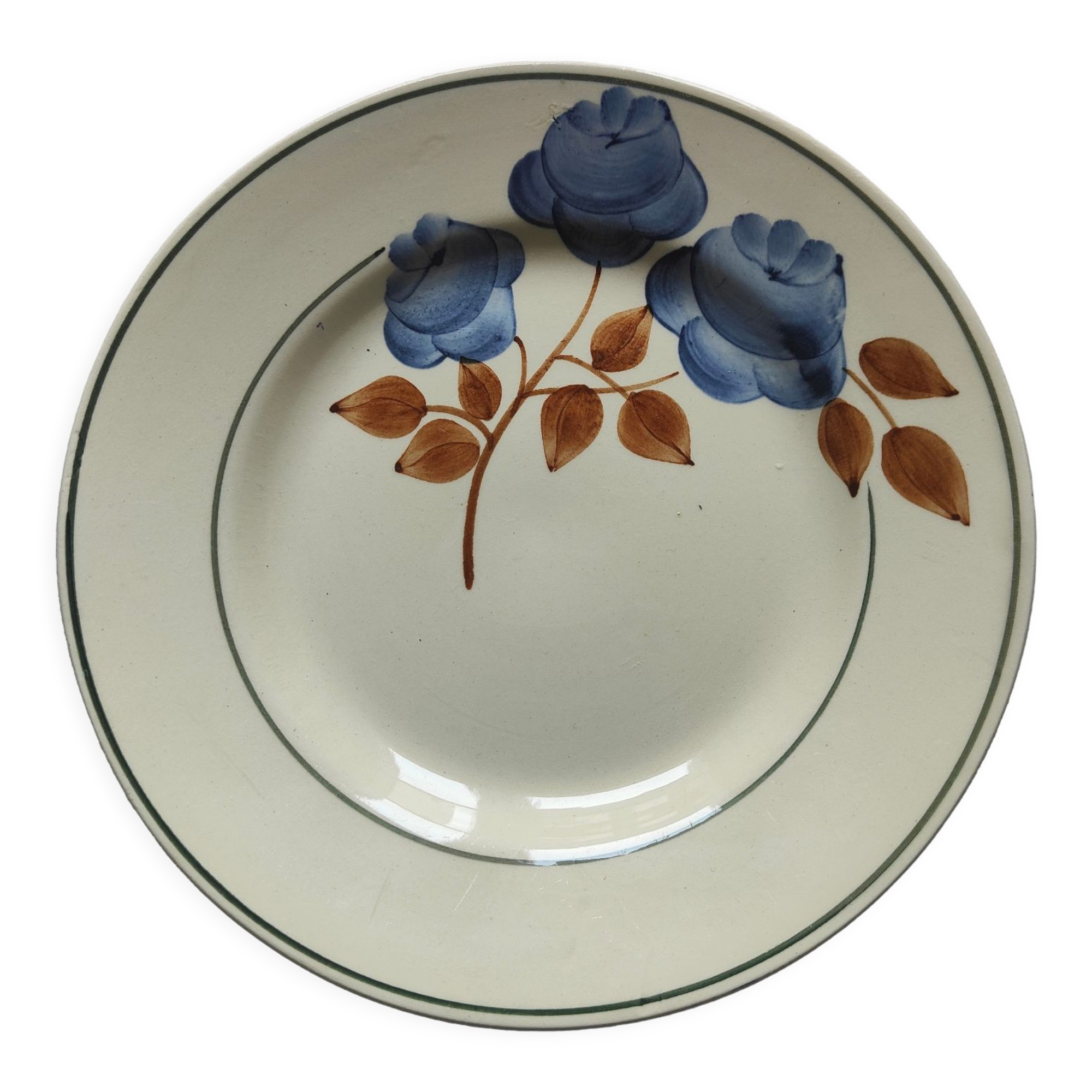 Creil Montereau dessert plates